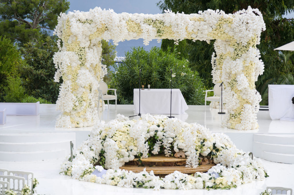 An Elegant French Riviera Destination Wedding Ceremony at the Grand ...