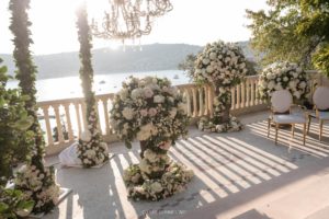 Villa Ephrussi de Rothchild South of France Wedding venue : ceremony decor