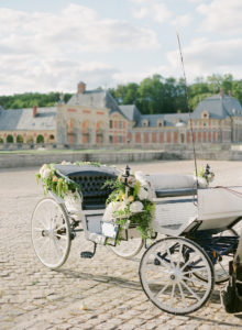 fairytale carriage for ceremony
