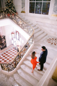 Shangri-la hotel paris couple romantic proposal