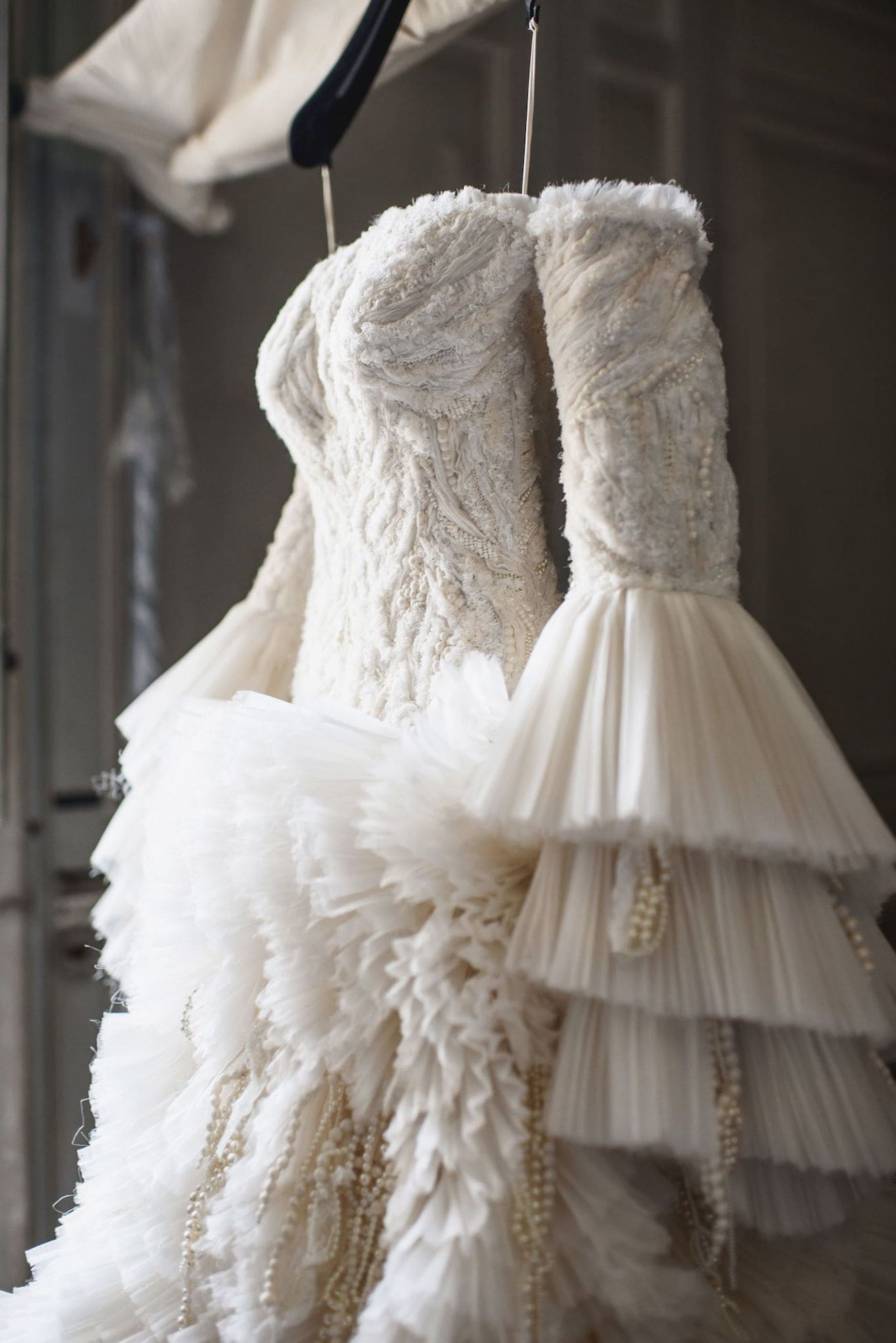 Couture Alexander McQueen wedding dress