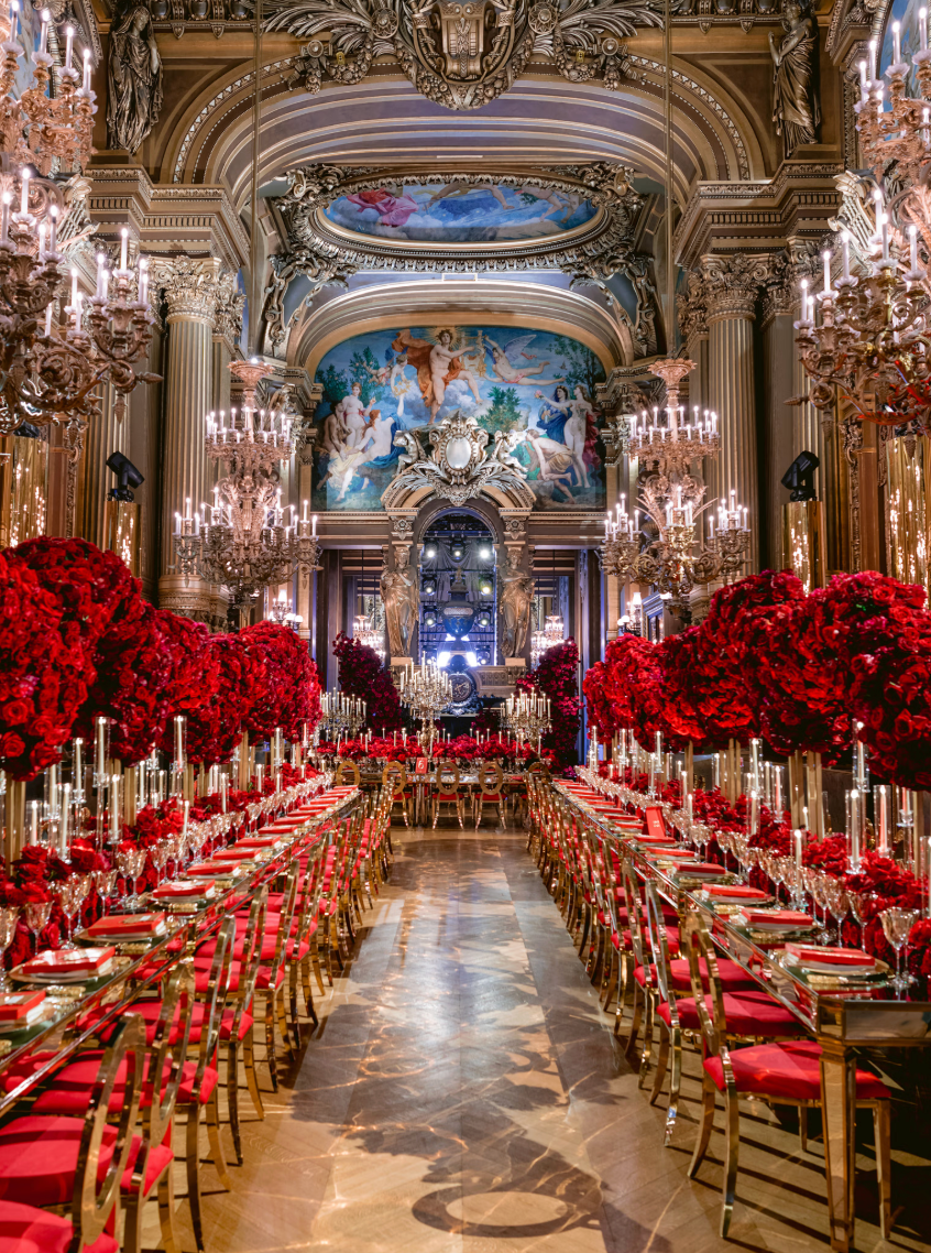 Opéra Garnier rehearsal dinner luxury event design