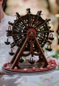 Luxury dessert installation by Bastien Blanc-Tailleur
